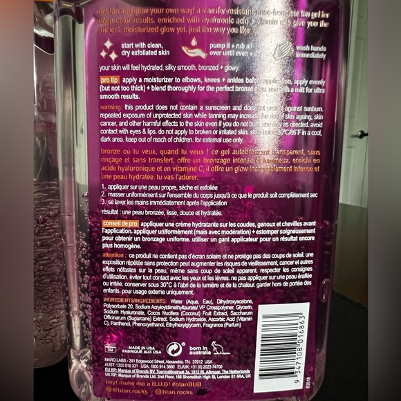 B.Tan✨ Glow Your Own Way Tan Gel - Picture 3 of 7